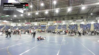 98 lbs Semifinal - Aspen Frasier, Rapid City Stevens Raiders vs Landon Meadows, Top Notch