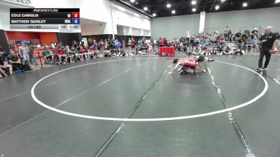 126 lbs Cole Caniglia, Team Nebraska vs Matthew Quigley, Team Michigan - Blue