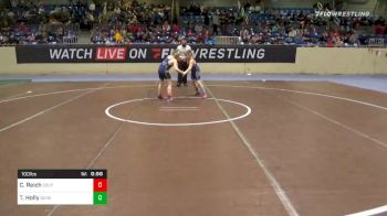 100 lbs Quarterfinal - Cody Reich, Southmoore WC vs Ty Holly, Dark Cloud WC