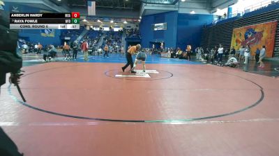 135 lbs Cons. Round 6 - Anberlin Hardy, Mount De Sales Academy vs Raya Fowle, Westfield