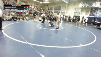 132 lbs Semifinal - Massimo Ortiz, Servite vs Joseph Whitford, Santiago Corona
