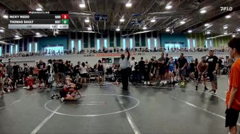 100 lbs Semis & 1st Wrestleback (8 Team) - Ricky Rizzo, Team Barracuda vs Thomas Bault, Buxton