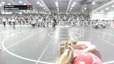 126 lbs Quarterfinal - Sara Pauls, NY vs Avery Fitzgerald, TX