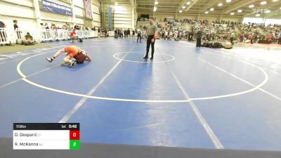 113 lbs Consi Of 64 #2 - Delmazio Despard, CT vs Ryan McKenna, NJ