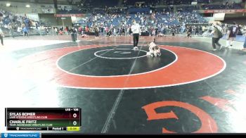 106 lbs Cons. Round 3 - Charlie Fritz, Team Aggression Wrestling Club vs Sylas Bomer, Lake Stevens Wrestling Club