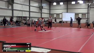 184 lbs Cons. Round 1 - Jr Scott, Eastern Oregon University vs Andrew Zarate, Lassen College