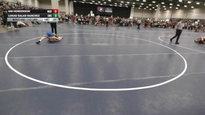 113 lbs Cons. Sub-semis - Ian Henderson, Missouri vs Lukas Salas-Sanchez, Cornerstone Mat Club