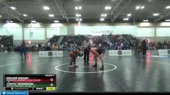174 lbs Round 4 (6 Team) - Walker Ingham, Rochester Community & Tech. College vs Cortez Henderson, Niagara Community College
