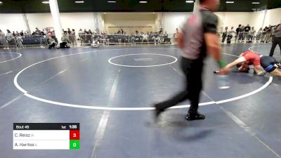 150 lbs Round Of 128 - Corbin Reisz, IA vs Andrew Haritos, IL