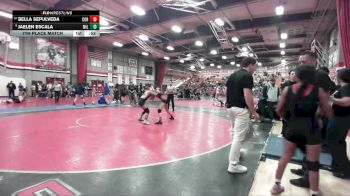 105 lbs 7th Place Match - Jaelen Escala, Millikan vs Bella Sepulveda, Corona