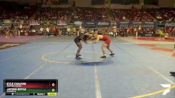 D 1 157 lbs Cons. Round 4 - Kyle Chauvin, Brother Martin vs Jayden Boyle, Hahnville