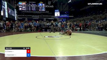 126 lbs Rnd Of 64 - David Evans, Pennsylvania vs Cael Swensen, Minnesota