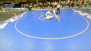 132 lbs Cons. Round 2 - Cayden Park, Washington vs Jarrett Mahurin, Niles Notre Dame
