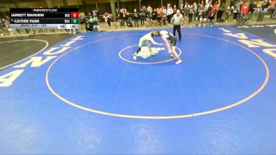 132 lbs Cons. Round 2 - Cayden Park, Washington vs Jarrett Mahurin, Niles Notre Dame