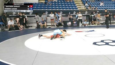 126 lbs Champ. Rd Of 128 - Matthew Quigley, Michigan vs Dominic Lucian, New Jersey