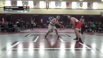 285 lbs Quarterfinal - Ryker Henderson, Maquoketa vs Cary Cox, Pleasant Valley