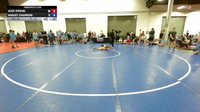 75 lbs Alex Strobl, North Carolina vs Harley Charroin, Florida