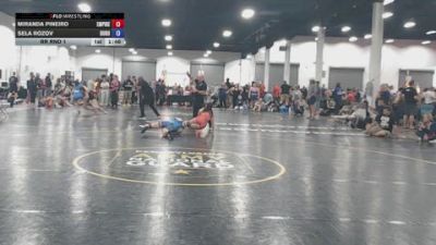125 lbs Rr Rnd 1 - Miranda Pineiro, Empire Girls Wrestling - GHSF vs Sela Rozov, Duro Wrestling Club - GHSF
