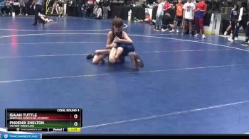 90 lbs Cons. Round 4 - Isaiah Tuttle, Nebraska Wrestling Academy vs Phoenix Shelton, Victory Wrestling