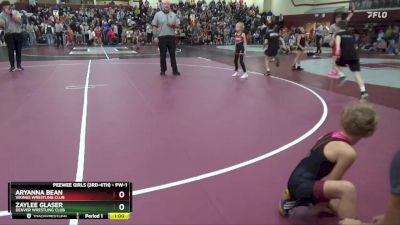 PW-1 lbs Round 3 - Aryanna Bean, Vikings Wrestling Club vs Zaylee Glaser, Denver Wrestling Club