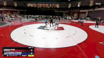 145 lbs Cons. Semi - Ashlyn Hyde, Oklahoma vs Alexandrea Coombs, Broken Arrow Wrestling Club