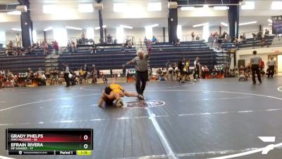 115 lbs Round 2 (6 Team) - EFRAIN RIVERA, MF Savages vs Grady Phelps, Ohio Hazards