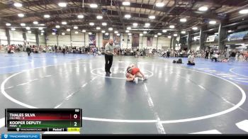 80 lbs Rd# 4- 2:00pm Friday Final Pool - Kooper Deputy, POWA vs Thales Silva, Cali Red