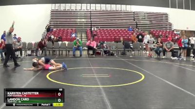 65 lbs Round 3 (8 Team) - Karsten Castetter, Fort Hammers vs Landon Caro, Team 922