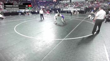D2-106 lbs Semifinal - Trennon Holzer, Saint Croix Central vs Austin Peterson, Ellsworth