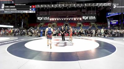 132 lbs Cons. Sub-rd Of 64 - Cael Lemar, ND vs Aiden Hansel, MS