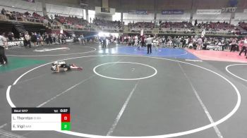 46 lbs Quarterfinal - Lucas Thornton, Duran WC vs Evan Vigil, War