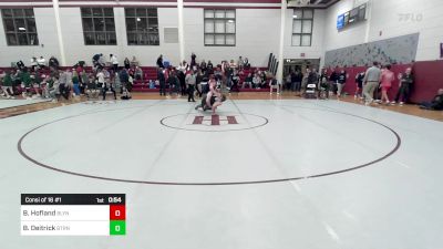 190 lbs Consi Of 16 #1 - Baker Hofland, Bishop Lynch vs Bobby Deitrick, Blessed Trinity