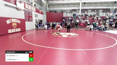 175 lbs Round Of 16 - Nicolas Winter, Cardinal Gibbons vs John Martinez, St. Paul's School