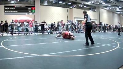 132 lbs Round Of 64 - Zach Stout, Great Oak HS vs Aisea Soriano, Too Much Mana
