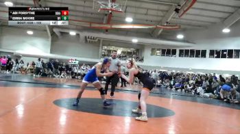100 lbs Cons. Semi - Abi Forsythe, Delaware Hayes vs Emma Moore, Walton-Verona
