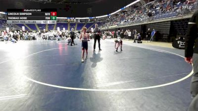 82 lbs 7th Place - Lincoln Simpson, Waynesburg vs Thomas Hose, Pennsbury