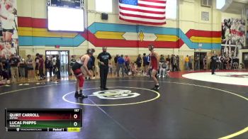 157 lbs Prelim - Lucas Phipps, Rawlins vs Quirt Carroll, Eaton