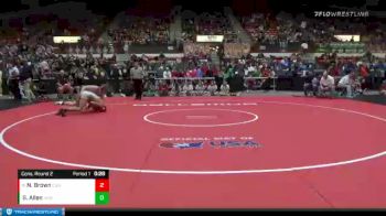 170 lbs Cons. Round 2 - Nathan Brown, Concordia vs Gunar Allen, Independence