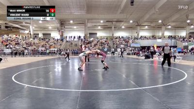 A 144 lbs Cons. Round 2 - Vincent Ward, Greenbrier High School vs Max Minor, Tennessee High School