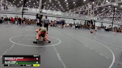 120 lbs Placement (4 Team) - Brookes Platfoot, Dayton Bandits vs Blake Kirby, Dueling Bandits