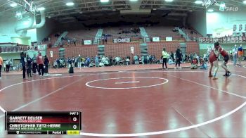 175 lbs Semifinal - Garrett Deuser, Club Madison Wrestling vs Christopher Tietz-Herrera, Portage Wrestling Club