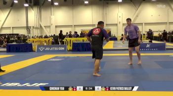 Kevin Patrick Malloy vs Qingnan Yan 2024 World IBJJF Jiu-Jitsu No-Gi Championship
