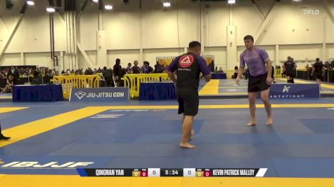 Kevin Patrick Malloy vs Qingnan Yan 2024 World IBJJF Jiu-Jitsu No-Gi Championship