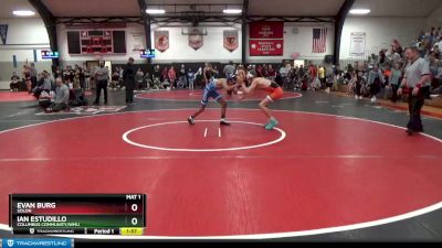 113 lbs Cons. Round 1 - Ian Estudillo, Columbus Community/WMU vs Evan Burg, Solon