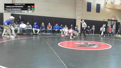 144 lbs Consi Of 8 #2 - Abdullah Peterson, North Attleborough vs Dylan Harshman, Ashland