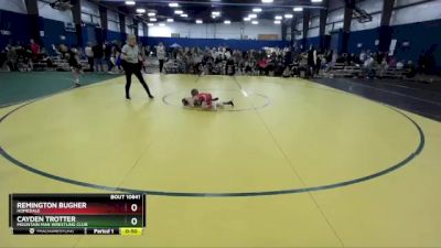 53 lbs Cons. Round 4 - Cayden Trotter, Mountain Man Wrestling Club vs Remington Bugher, Homedale