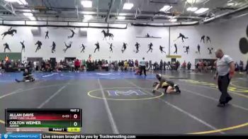 125 lbs Champ. Round 1 - Allan Davis, Henry Ford College vs Colton Weimer, Adrian