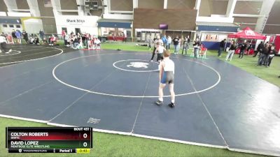 105 lbs Semifinal - David Lopez, Montrose Elite Wrestling vs Colton Roberts, INWTC