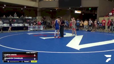 120 lbs Cons. Round 2 - Curtis White, TX vs Brandon Chandler, KS