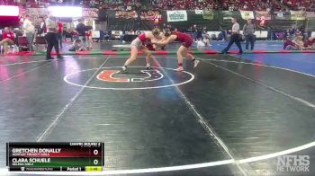 G - 138 lbs Champ. Round 2 - Gretchen Donally, Huntley Project Girls vs Clara Schuele, Helena Girls
